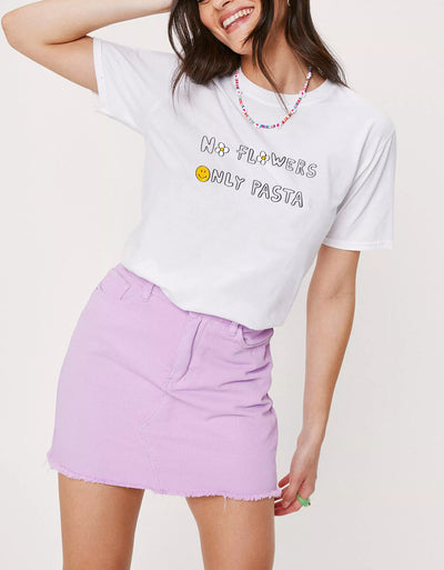 T-Shirt Donna "No flowers"