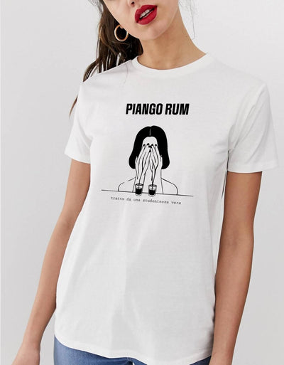 T-Shirt Donna "Piango rum" - dandalo