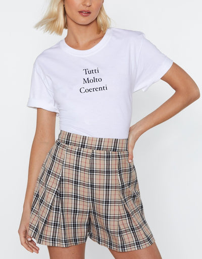 T-Shirt Donna "Tutti molto coerenti" - dandalo
