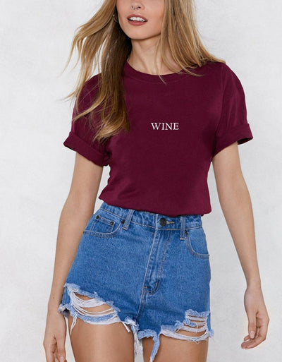 T-Shirt Donna "Wine" - dandalo